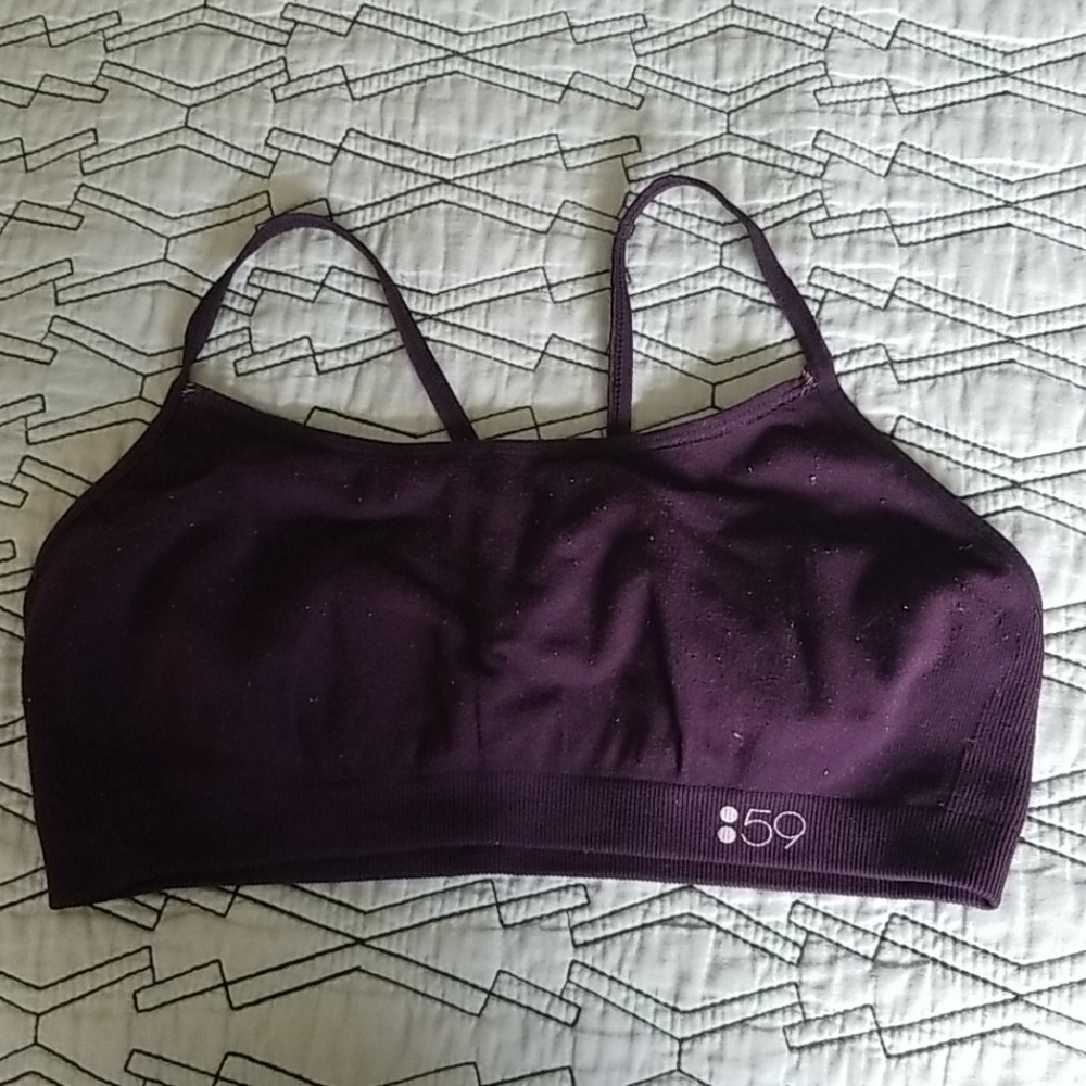 SPLITS59 Purple Yoga Sports Bra XS/S